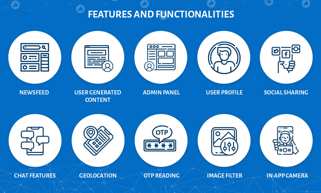 features and functionalities