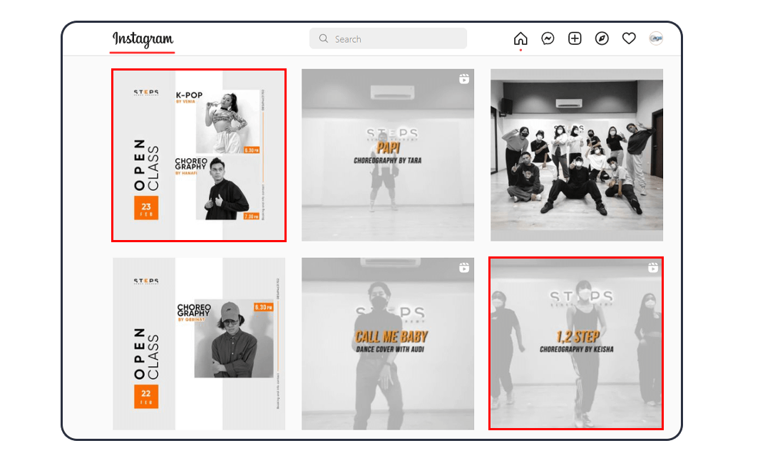 Instagram Marketing for Dance Studio